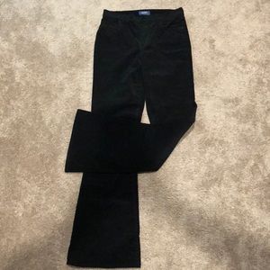 Old Navy 10 Tall Black Corduroy Pants